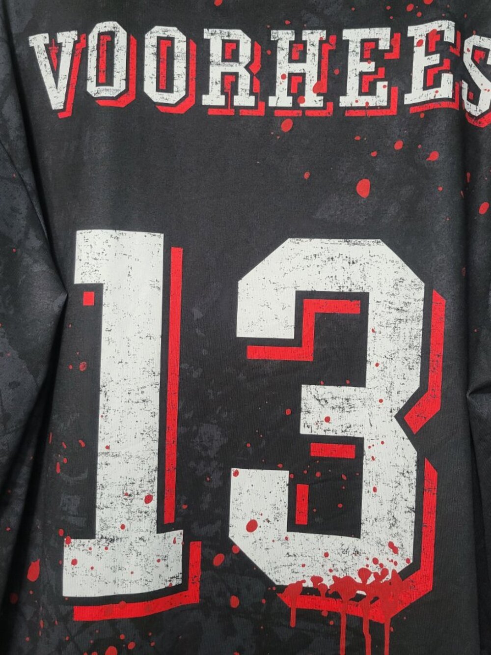 BlackMilk Jason Voorhees Friday 13th Horror Goth Grunge Goalie Hockey Jersey M - Picture 10 of 16